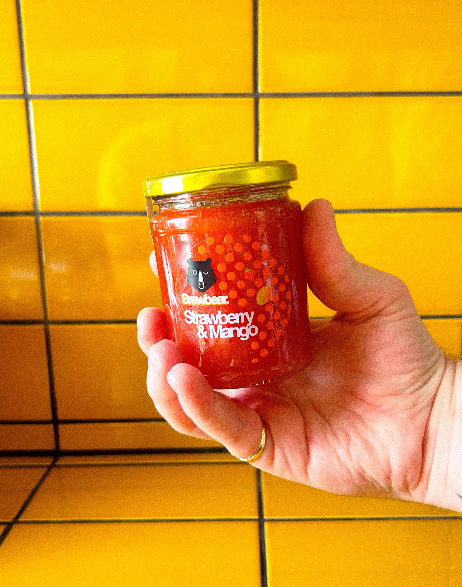 Strawberry & Mango Brewbear. Jam