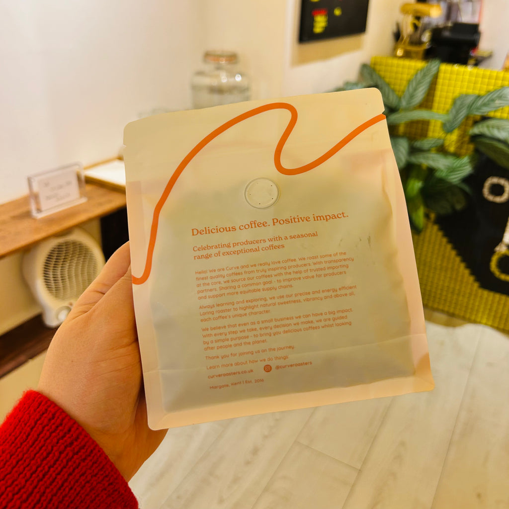 Curve Coffee Caficauca Espresso Coffee Beans. 250g