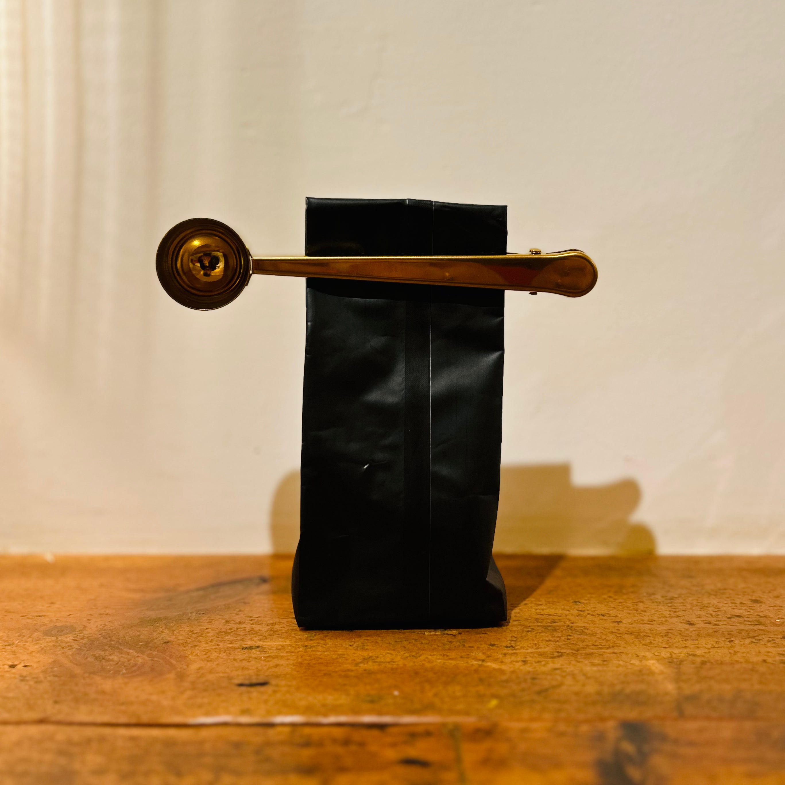 Gold Coffee Scoop/Bag Clip