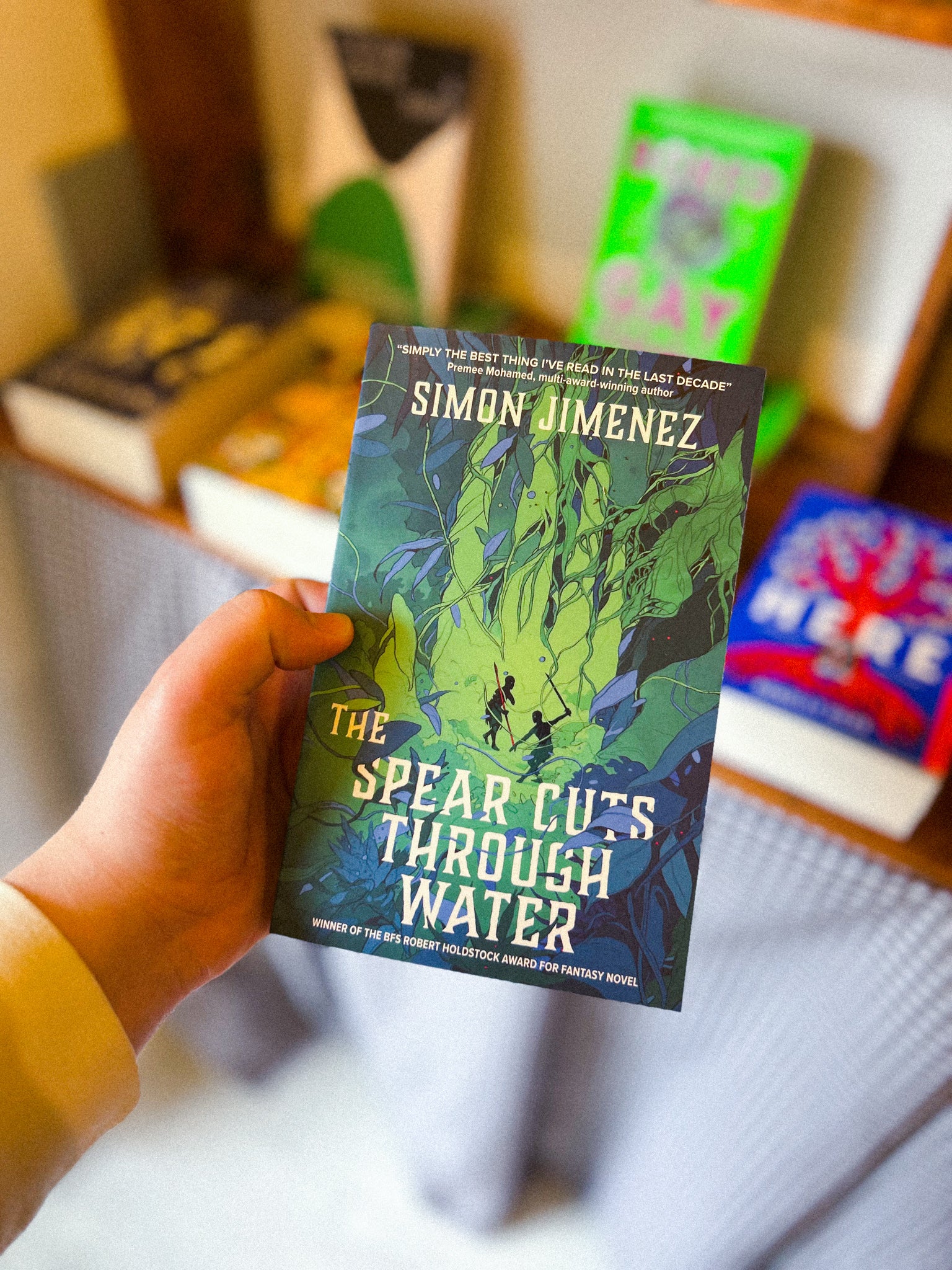 "The Spear Cuts Through Water" by Simon Jimenez