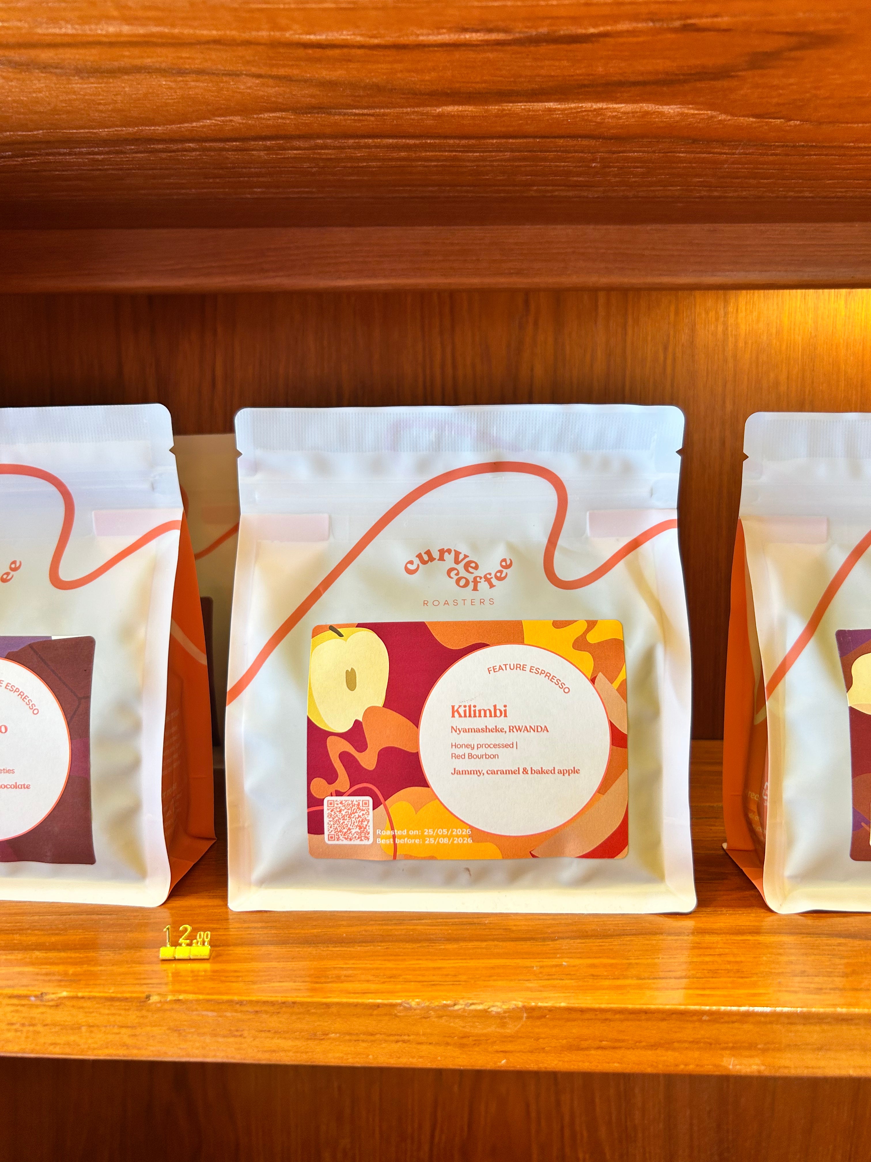 Curve Coffee Kilimbi Feature Espresso Coffee Beans. 250g