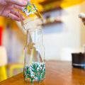 Hand Painted Flower Carafe