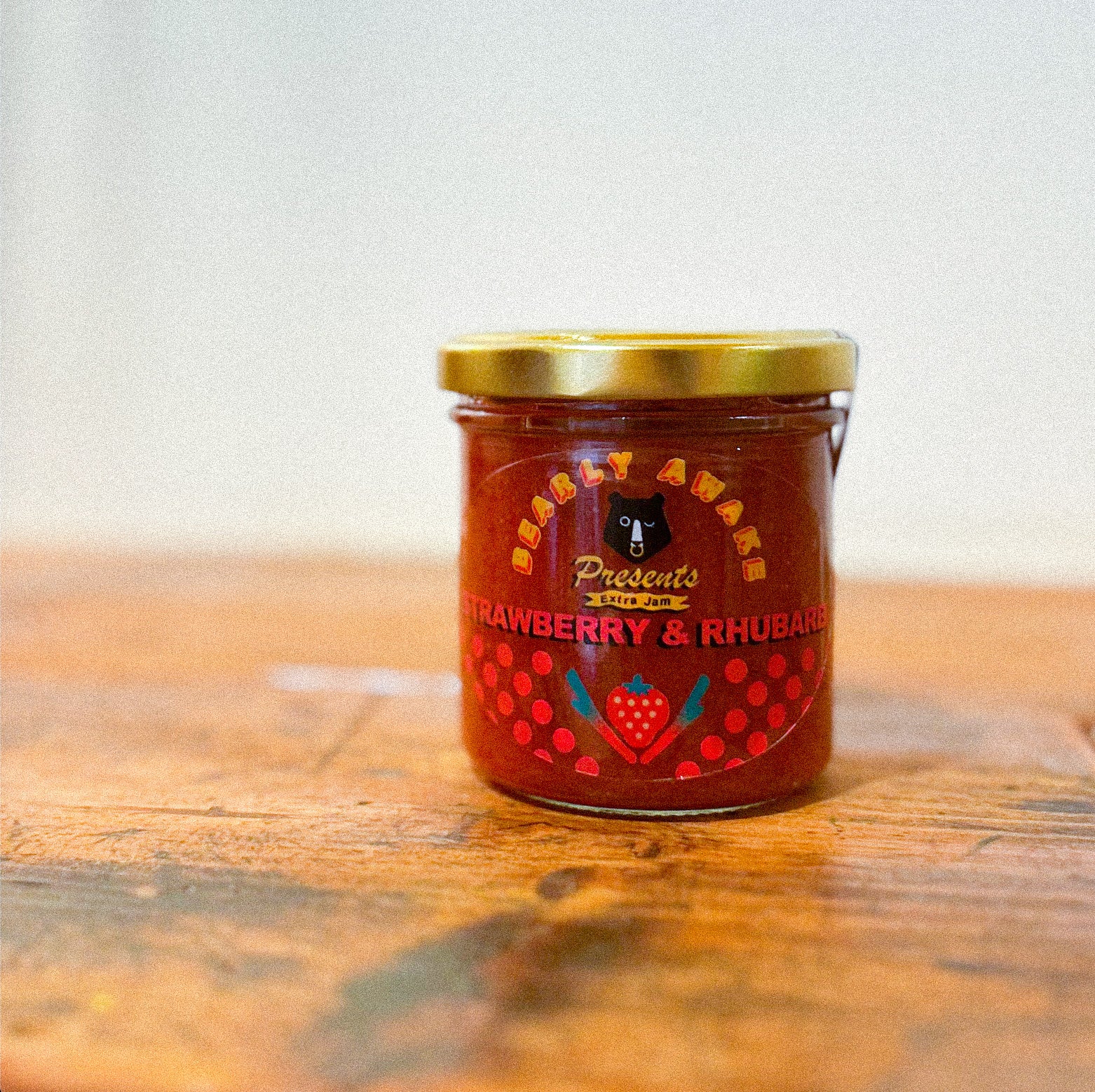 Strawberry & Rhubarb Bearly Awake Extra Jam